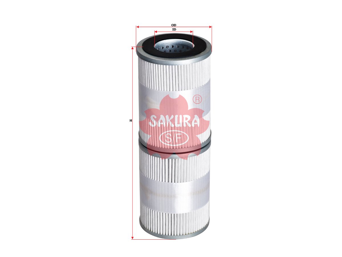Filtro de aceite hidráulico SAKURA H41060S para KOBELCO