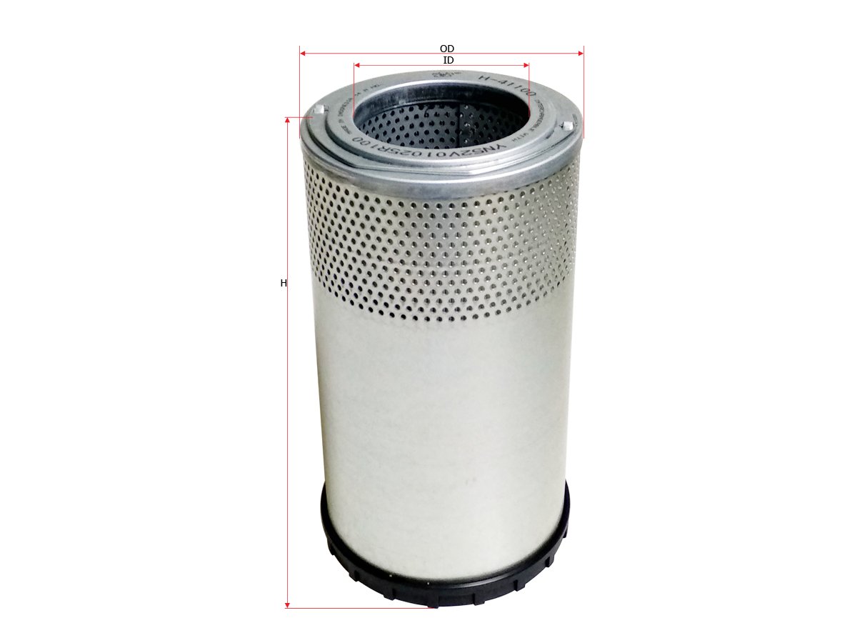 Filtro de aceite hidráulico SAKURA H41100 para KOBELCO
