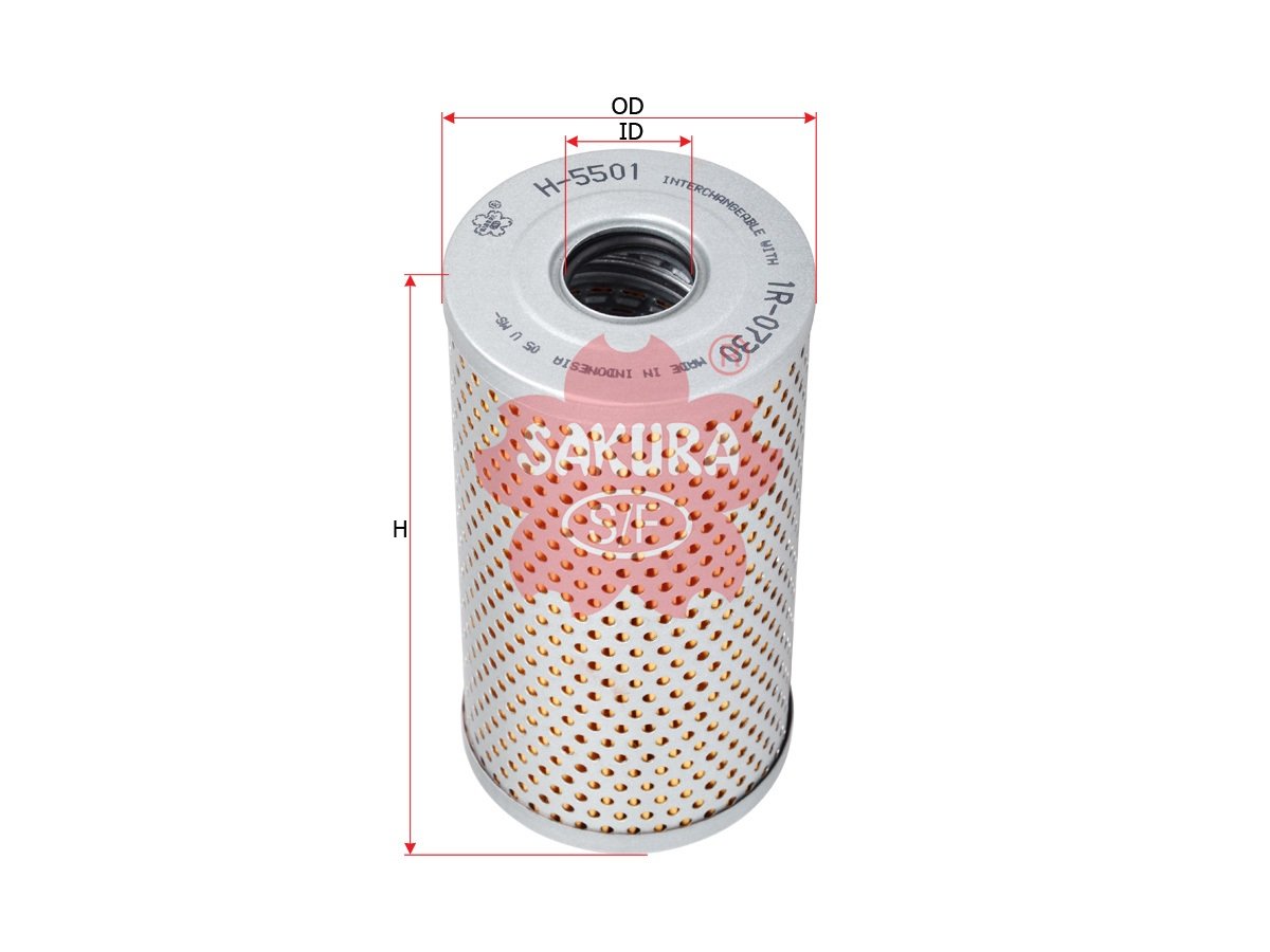 Filtro de aceite hidráulico SAKURA H5501 para ALLIS CHALMERS y CATERPILLAR