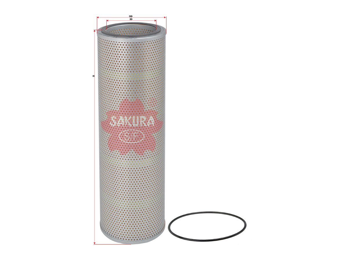Filtro de aceite hidráulico SAKURA H5505 para CATERPILLAR, FIAT HITACHI y HITACHI
