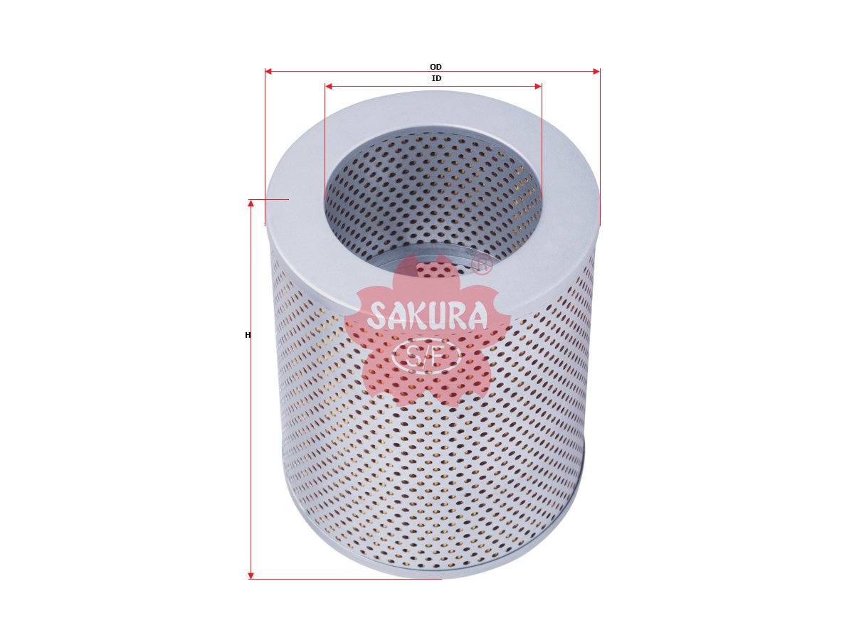 Filtro de aceite hidráulico SAKURA H5510 para CATERPILLAR