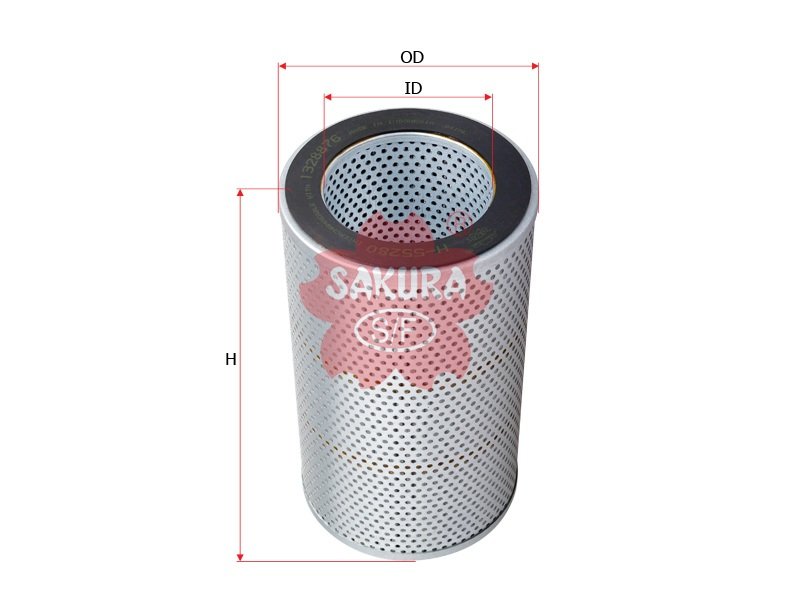 Filtro de aceite hidráulico SAKURA H55280 para CATERPILLAR y KOMATSU