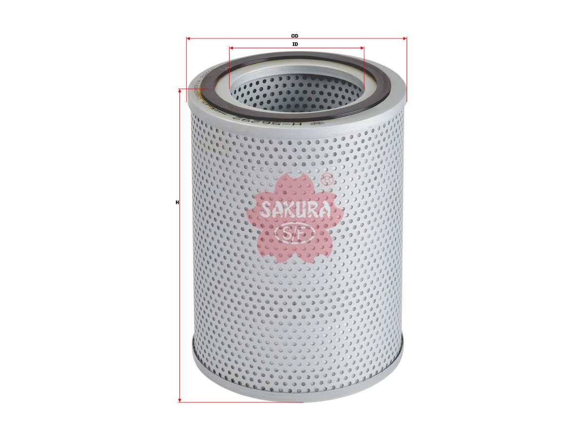 Filtro de aceite hidráulico SAKURA H56292 para KOMATSU