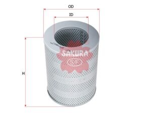 Filtro de aceite hidráulico SAKURA H5629 para KOMATSU