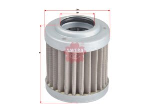 Filtro de aceite hidráulico SAKURA H5643 para KOBELCO