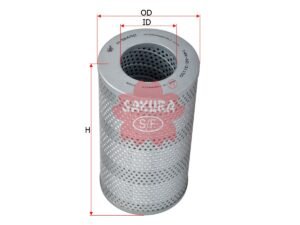 Filtro de aceite hidráulico SAKURA H56650 para KOMATSU