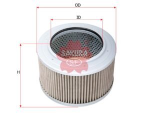 Filtro de aceite hidráulico SAKURA H5803 para KOBELCO, LISHIDE y 2 marcas más