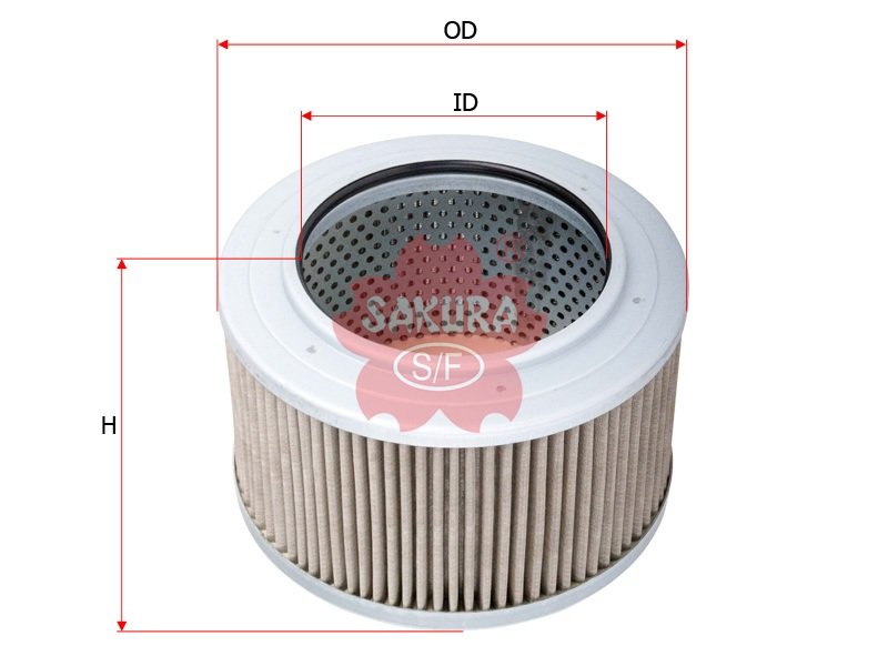 Filtro de aceite hidráulico SAKURA H5803 para KOBELCO, LISHIDE y 2 marcas más