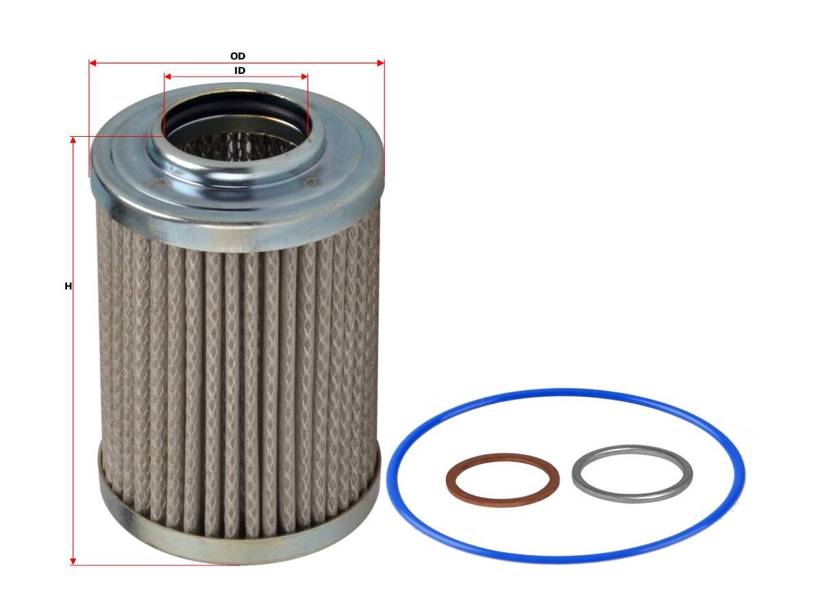 Filtro de aceite hidráulico SAKURA H7102 para BELL, DAF y 14 marcas más