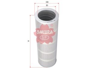 Filtro de aceite hidráulico SAKURA H7911 para DAEWOO, DOOSAN y 4 marcas más