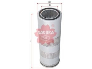 Filtro de aceite hidráulico SAKURA H7981 para HITACHI, SANY y 3 marcas más
