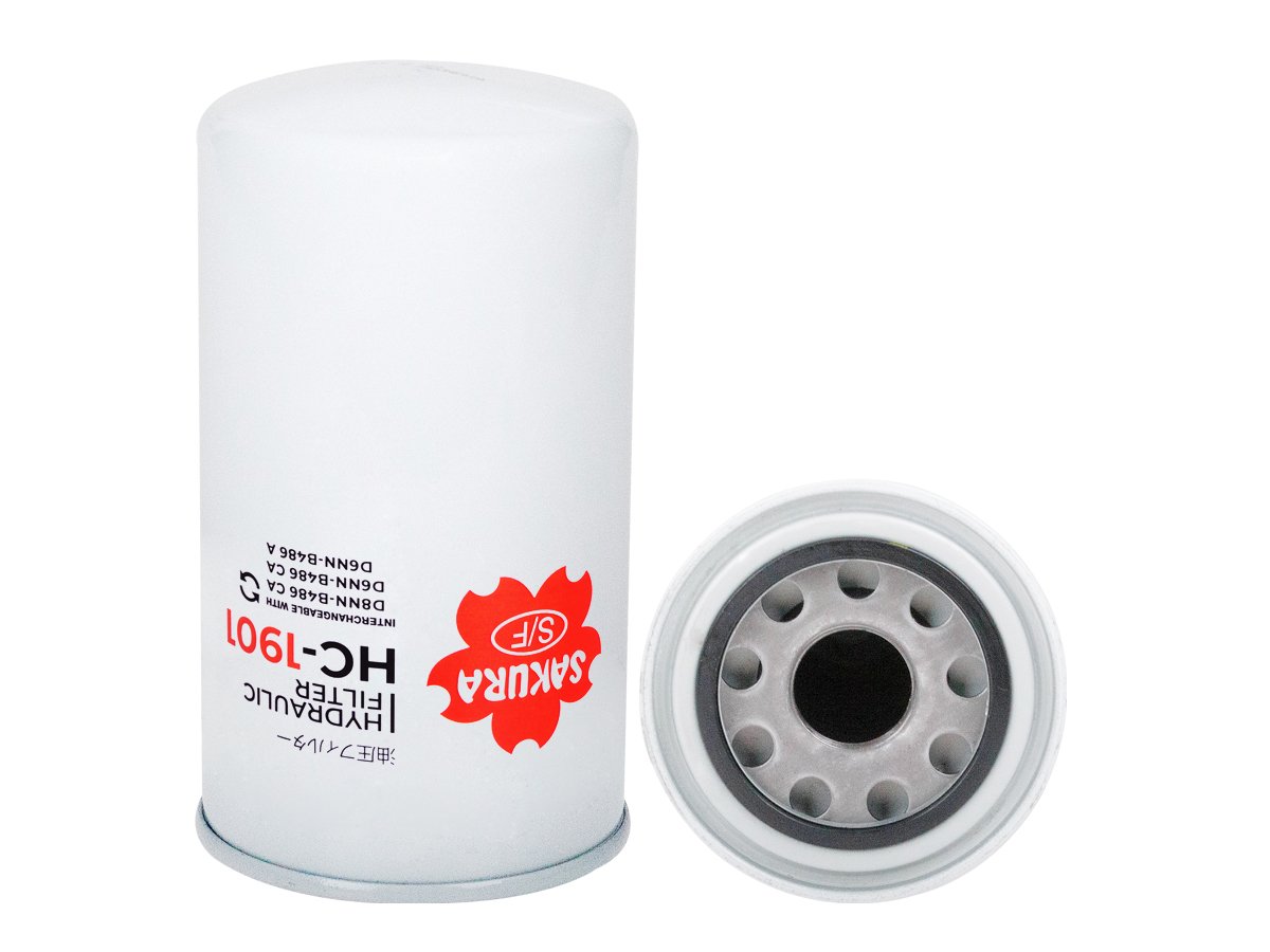 Filtro de aceite hidráulico SAKURA HC1901 para FORD y NEW HOLLAND(CNH)