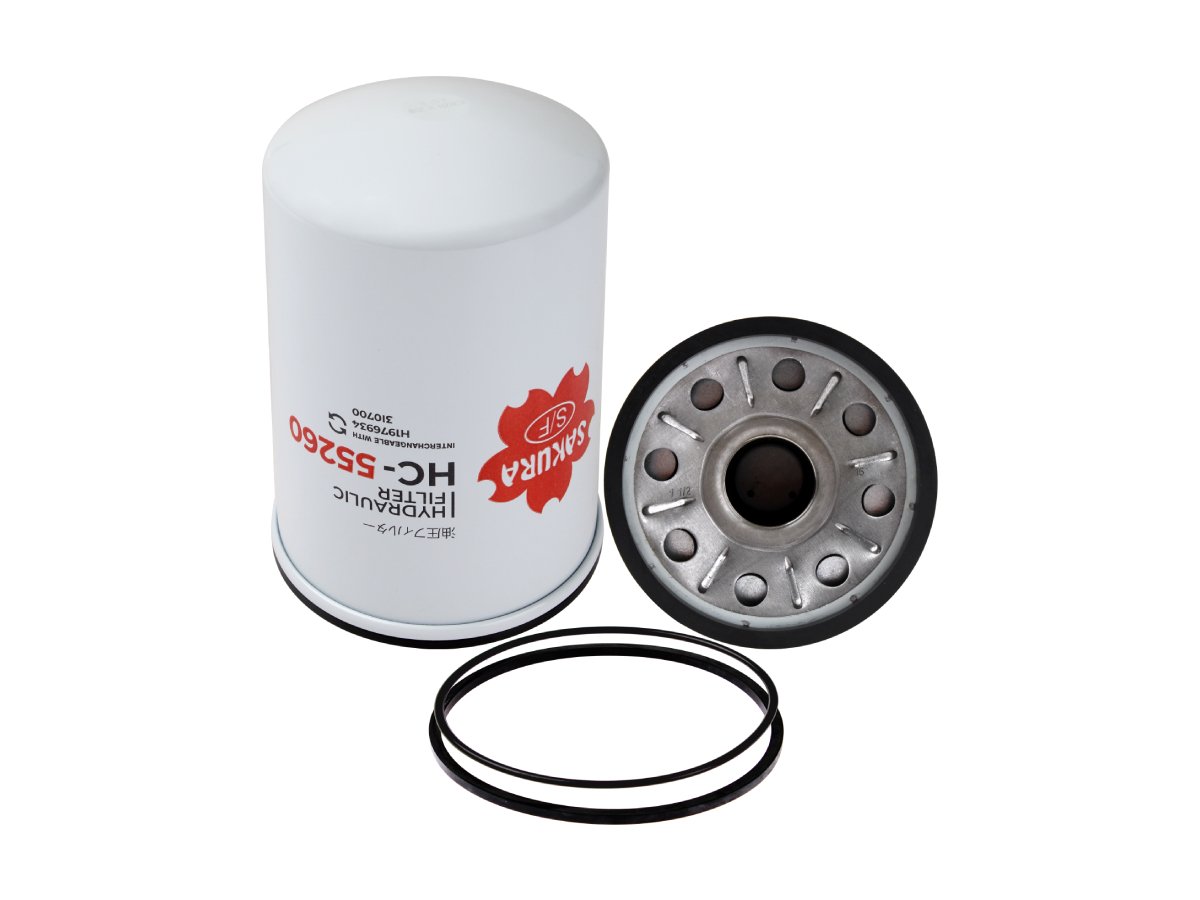 Filtro de aceite hidráulico SAKURA HC55260 para AGCO, ALLIS CHALMERS y DYNAPAC