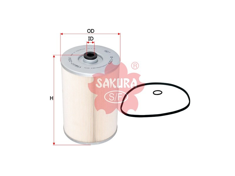 Filtro de aceite SAKURA O1323 para HINO