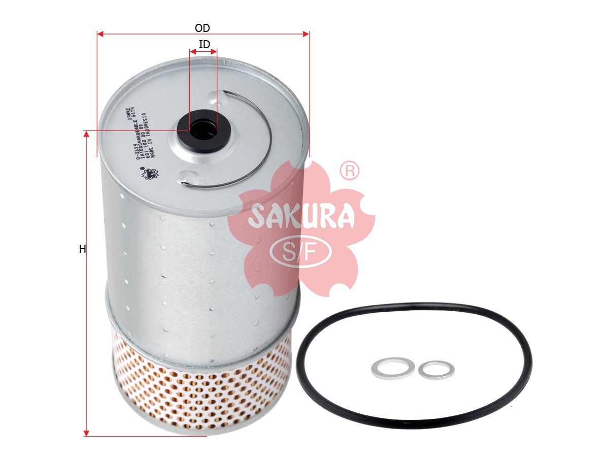 O2629 Filtro de aceite SAKURA O2629 para MERCEDES-BENZ y SSANGYONG