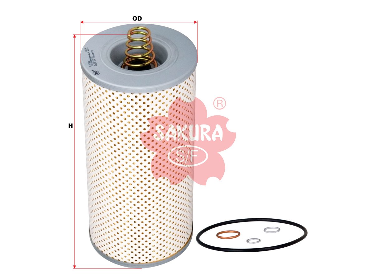 O5302 Filtro de aceite SAKURA O5302 para ADE, ASTRA y 32 marcas más