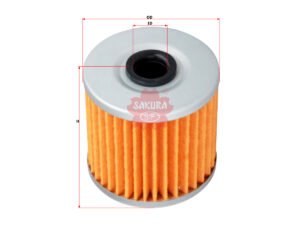 Filtro de aceite SAKURA O9201 para KAWASAKI