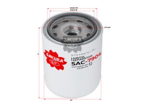 Separador de aire y aceite SAKURA SAC7904 para DEMAG y ECOAIR