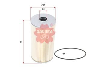 Separador de agua y combustible SAKURA SF1307 para CAMC, HINO y SINOTRUK