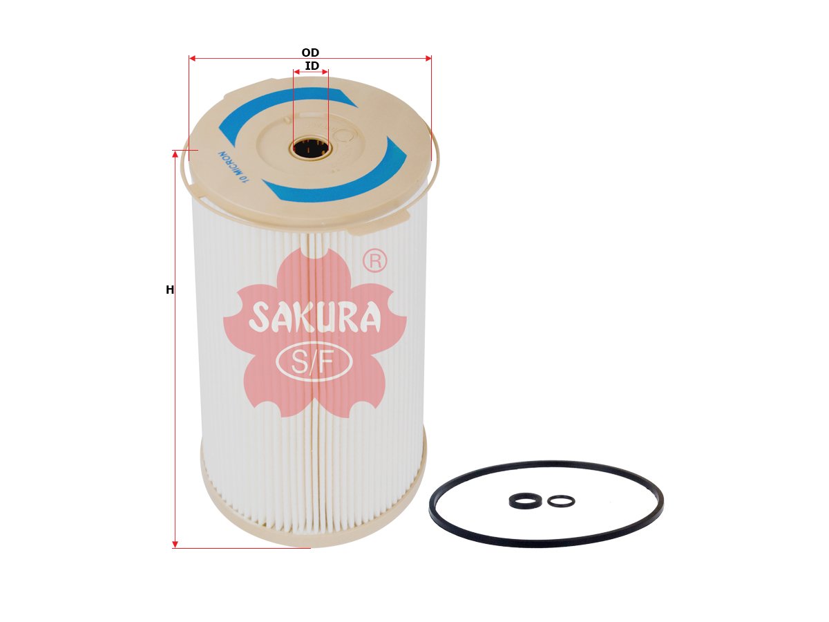 SF191210 Separador de agua y combustible SAKURA SF191210 para VOLVO PENTA