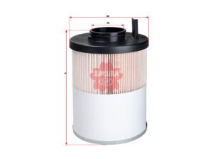 Separador de agua y combustible SAKURA SF73020 para CUMMINS, DETROIT DIESEL y 10 marcas más