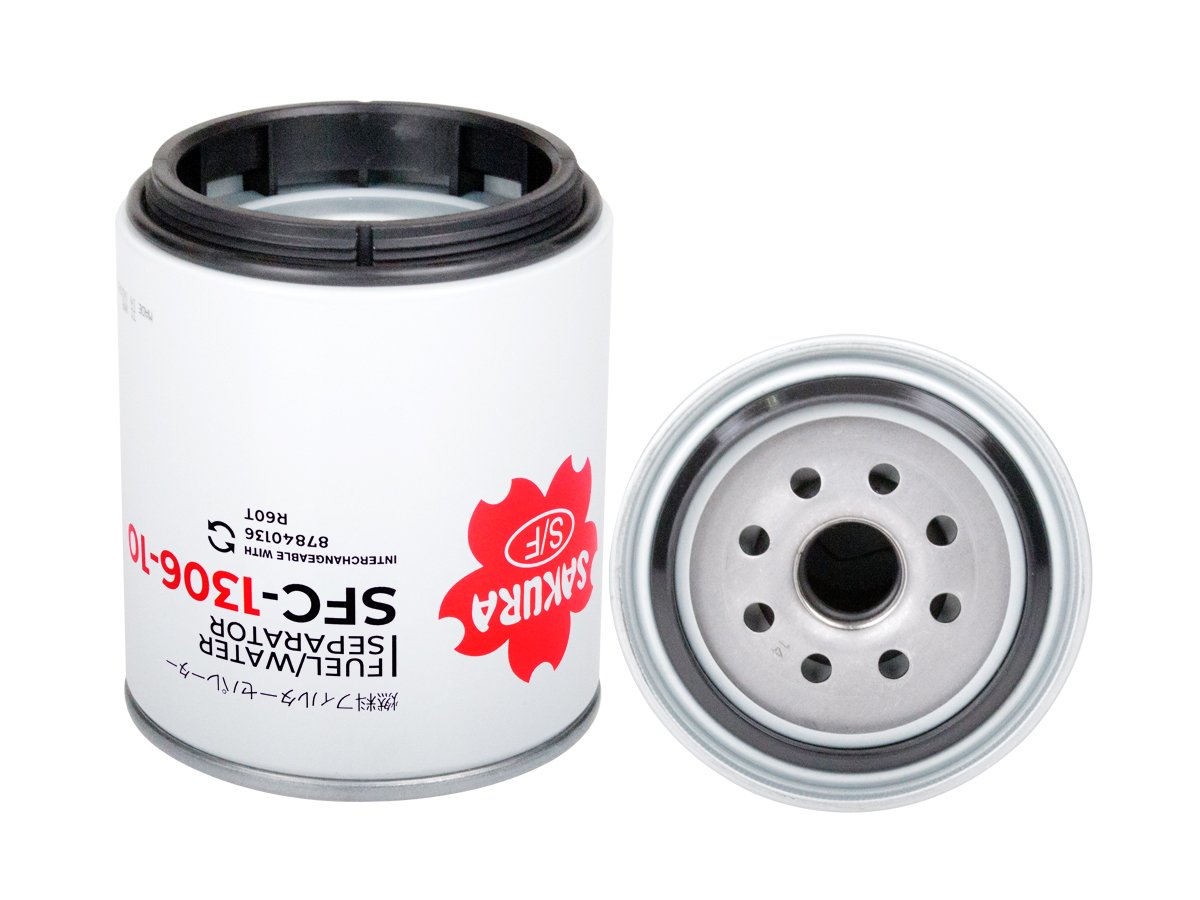 Separador de agua y combustible SAKURA SFC130610 para FIAT-AGRI, IVECO y NEW HOLLAND(CNH)