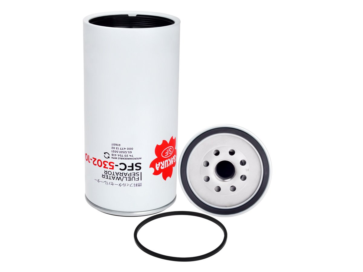 Separador de agua y combustible SAKURA SFC530210 para BOMAG, MERCEDES-BENZ y 3 marcas más