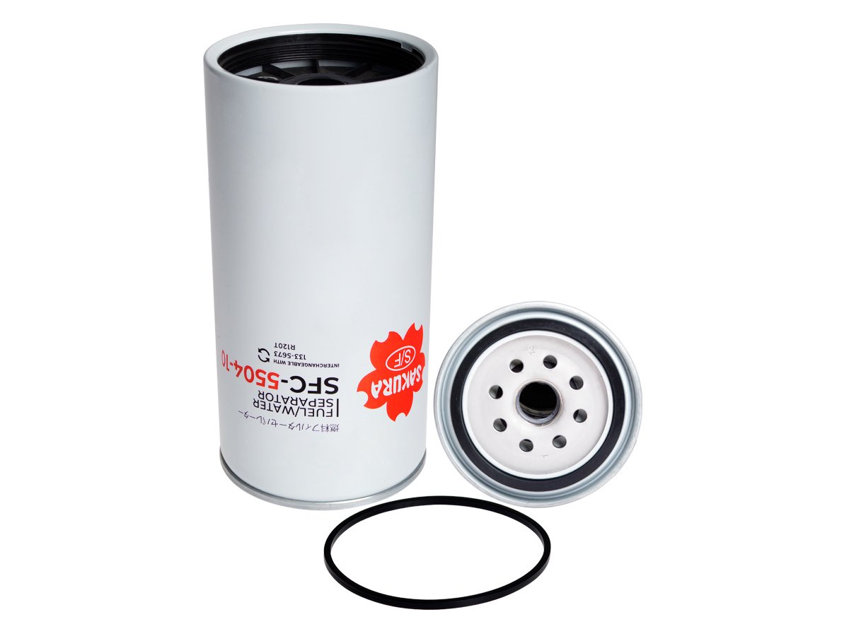 Separador de agua y combustible SAKURA SFC550410 para ATLAS COPCO, CATERPILLAR y 8 marcas más
