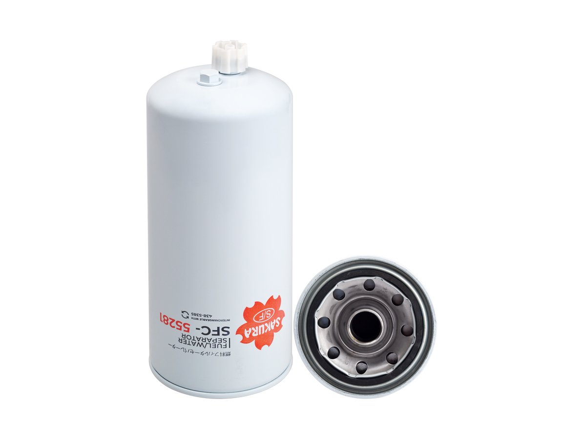 Separador de agua y combustible SAKURA SFC55281 para CATERPILLAR