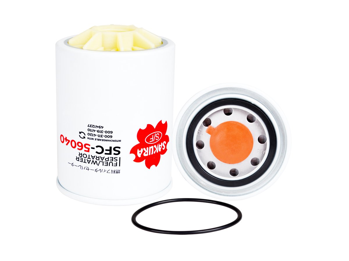 Separador de agua y combustible SAKURA SFC56040 para KOMATSU