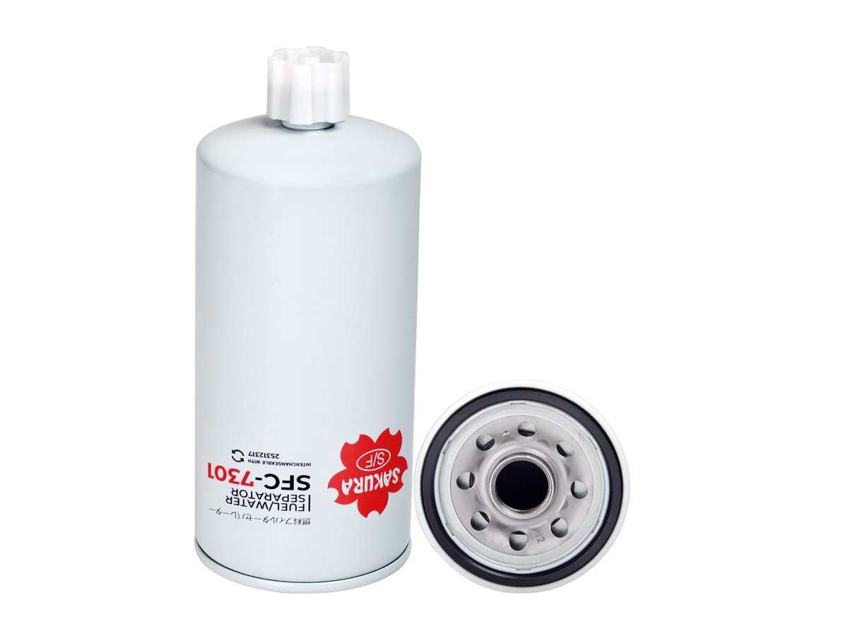 Separador de agua y combustible SAKURA SFC7301 para DETROIT DIESEL, GRADALL y 4 marcas más