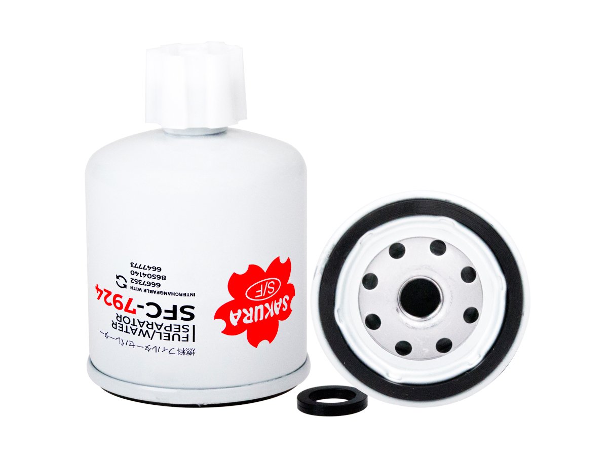 Separador de agua y combustible SAKURA SFC7924 para AIRMAN, BOBCAT y 14 marcas más