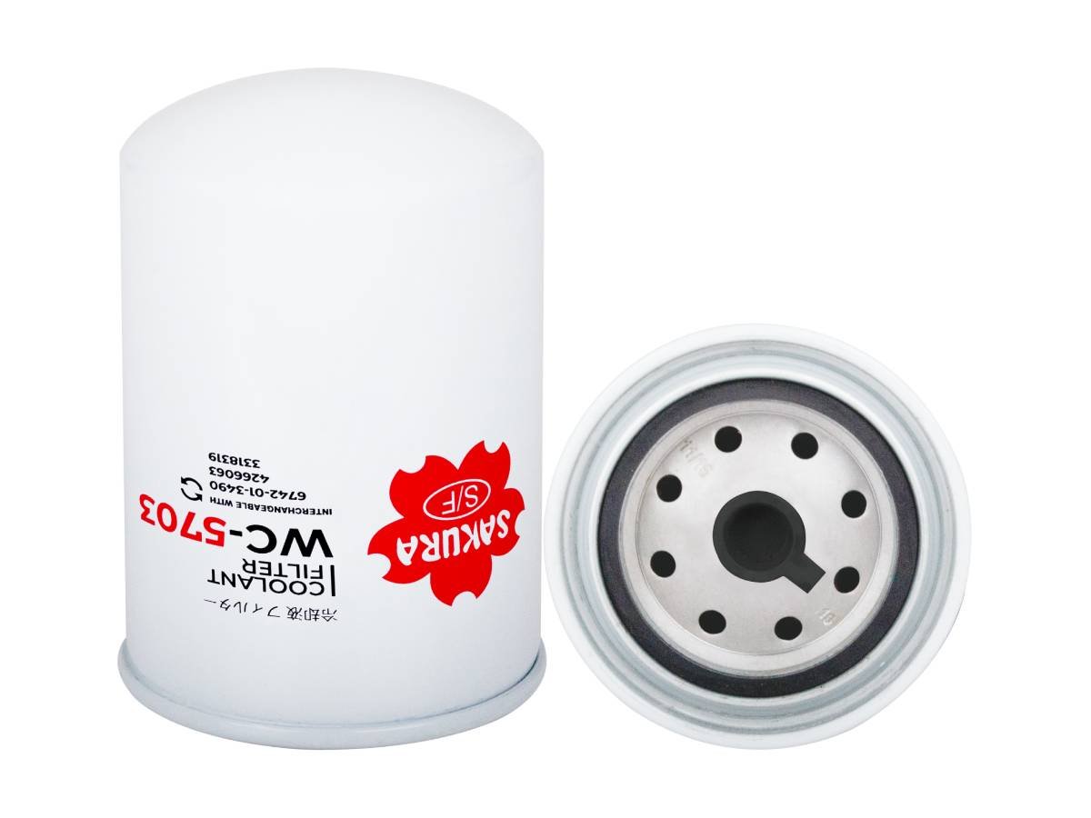 Filtro de refrigerante SAKURA WC5703 para ALASKA DIESEL, ALLIS CHALMERS y 27 marcas más