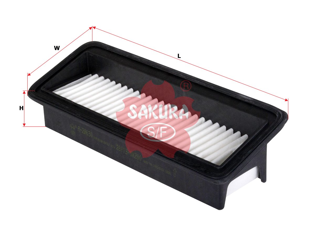 A28630 Filtro de aire SAKURA A28630 para HYUNDAI