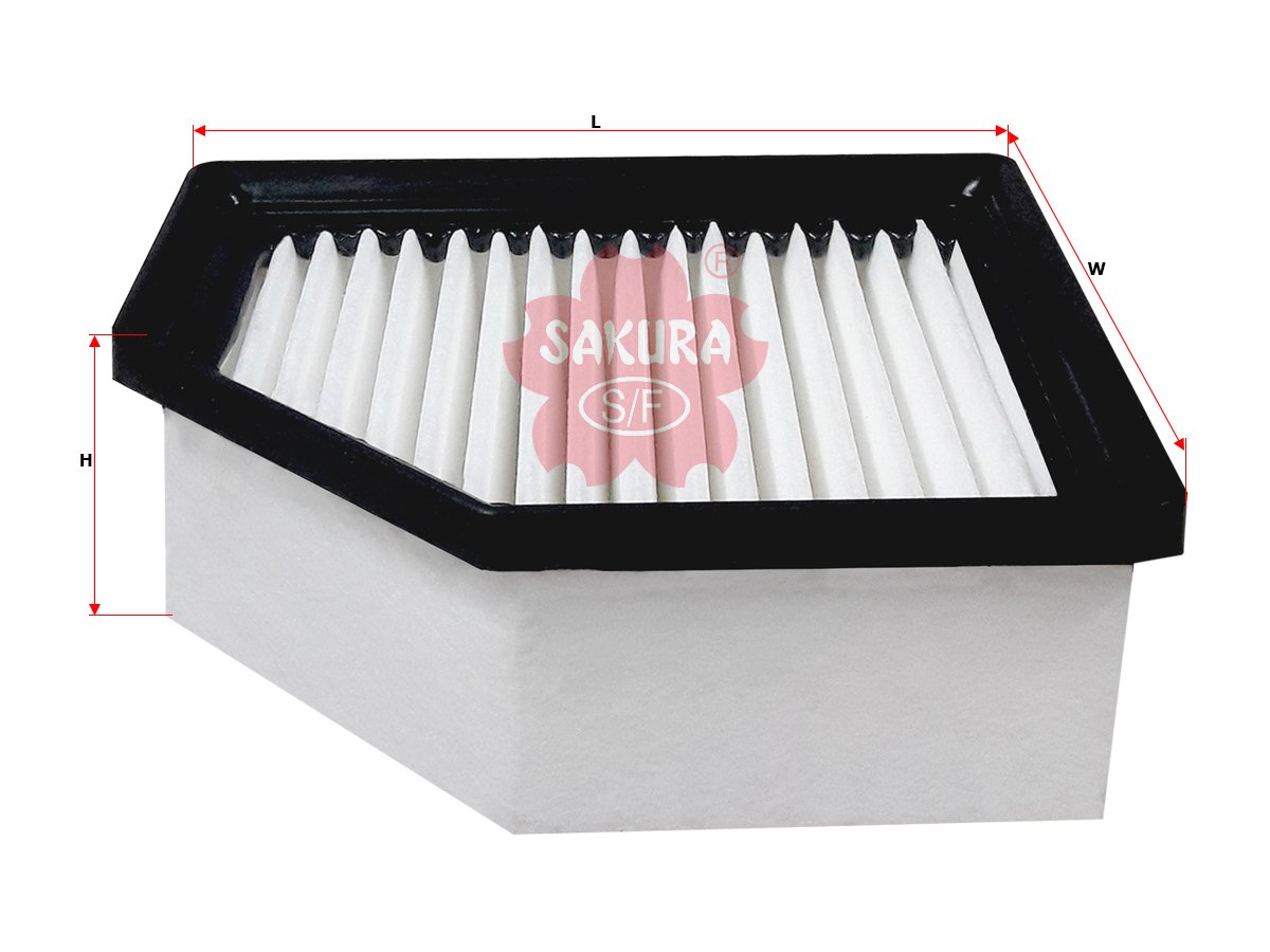 A58550 Filtro de aire SAKURA A58550 para MITSUBISHI, NISSAN y RENAULT