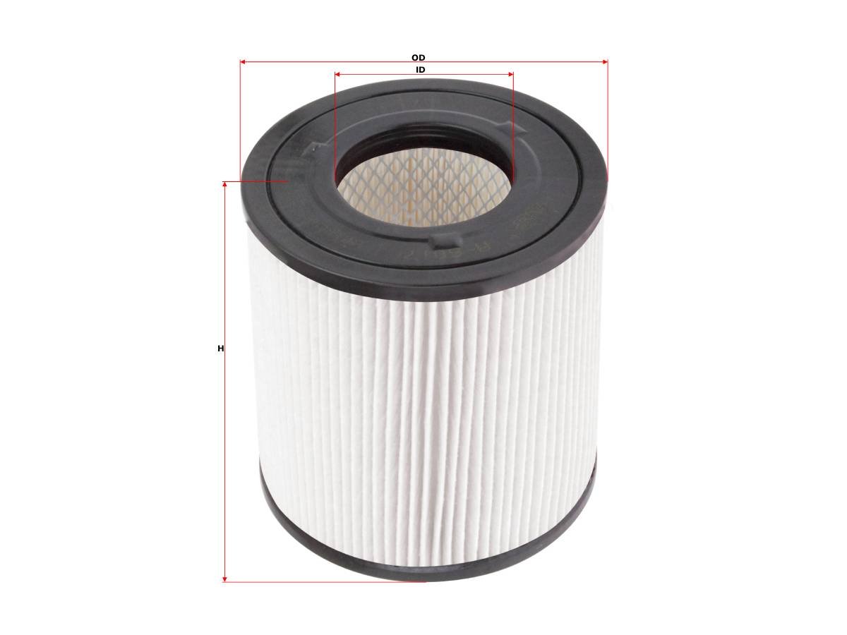 A6017 Filtro de aire SAKURA A6017 para ISUZU, MAZDA y 2 marcas más