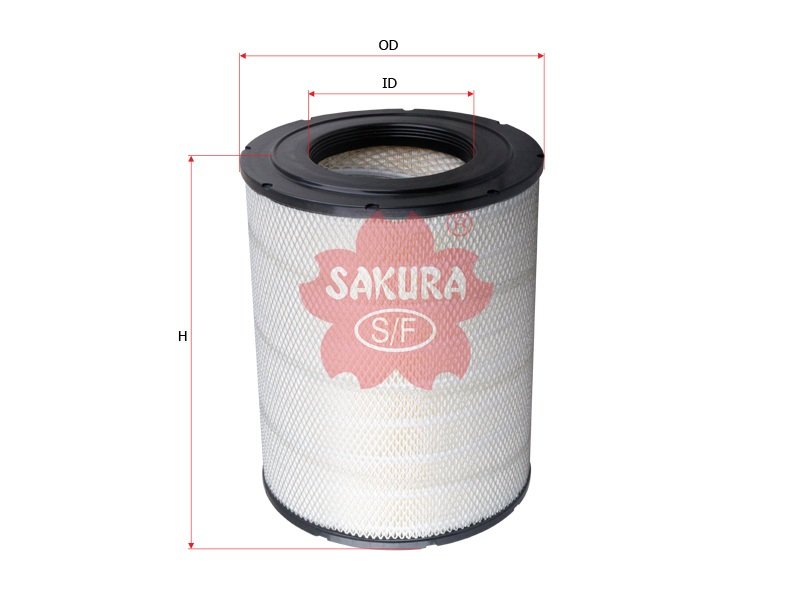 A6018 Filtro de aire SAKURA A6018 para ISUZU y UD TRUCKS