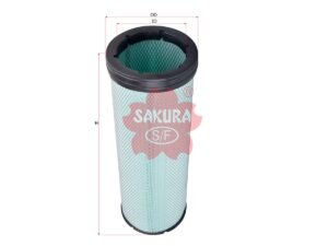 Filtro de aire SAKURA A7626 para CASE, CATERPILLAR y 4 marcas más