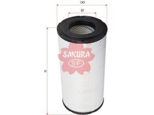 Filtro de aire SAKURA A8577 para AGCO, BANDIT INDUSTRIES y 18 marcas más