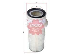 Filtro de aire SAKURA AS7805 para ALASKA DIESEL, ALLIS CHALMERS y 65 marcas más