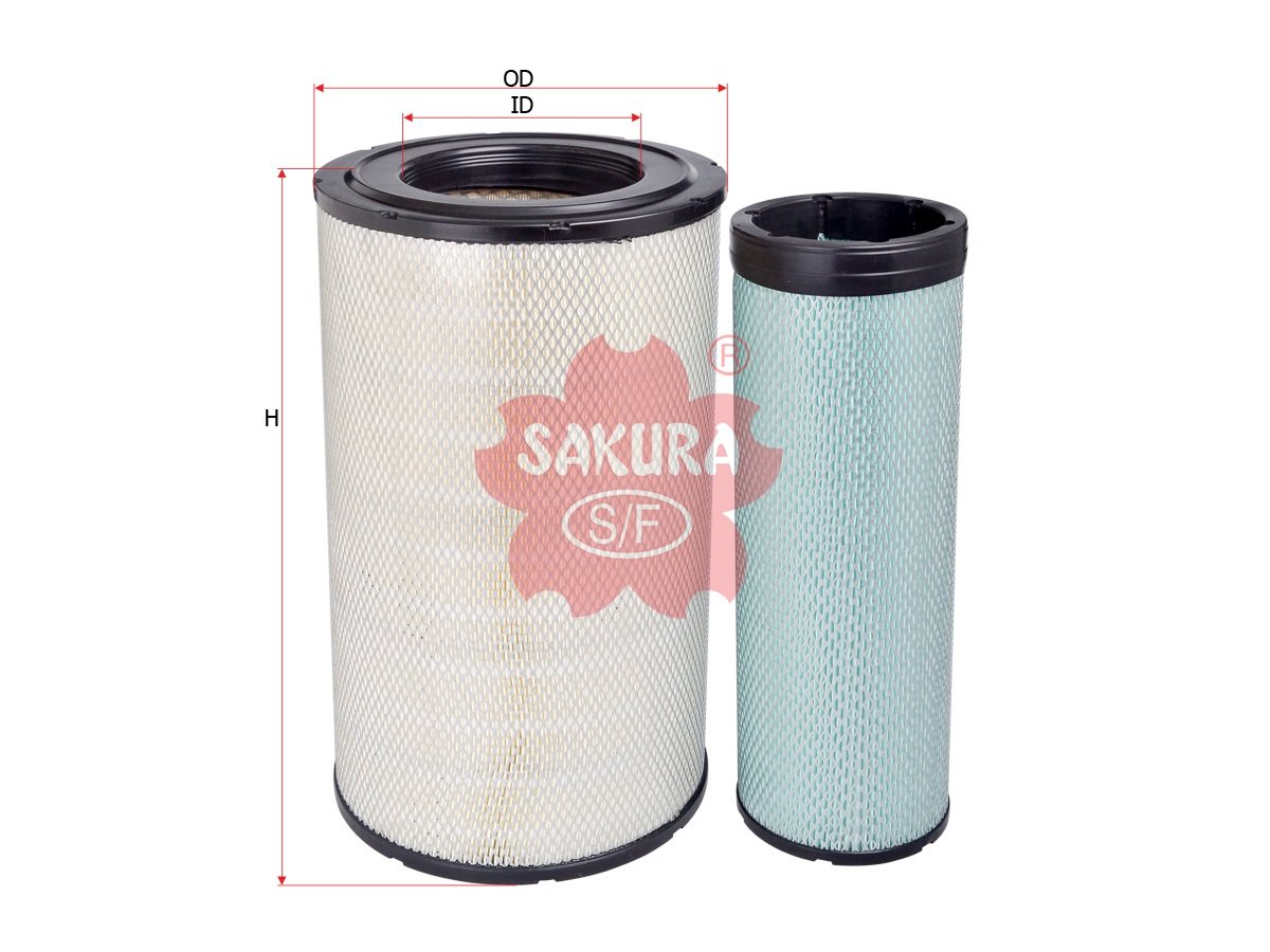 AS8579S Filtro de aire SAKURA AS8579S para ASTRA, ATLAS COPCO y 16 marcas más