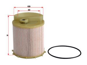 Filtro de combustible SAKURA F89030 para SSANGYONG