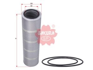 Filtro de aceite hidráulico SAKURA H7919 para KOBELCO
